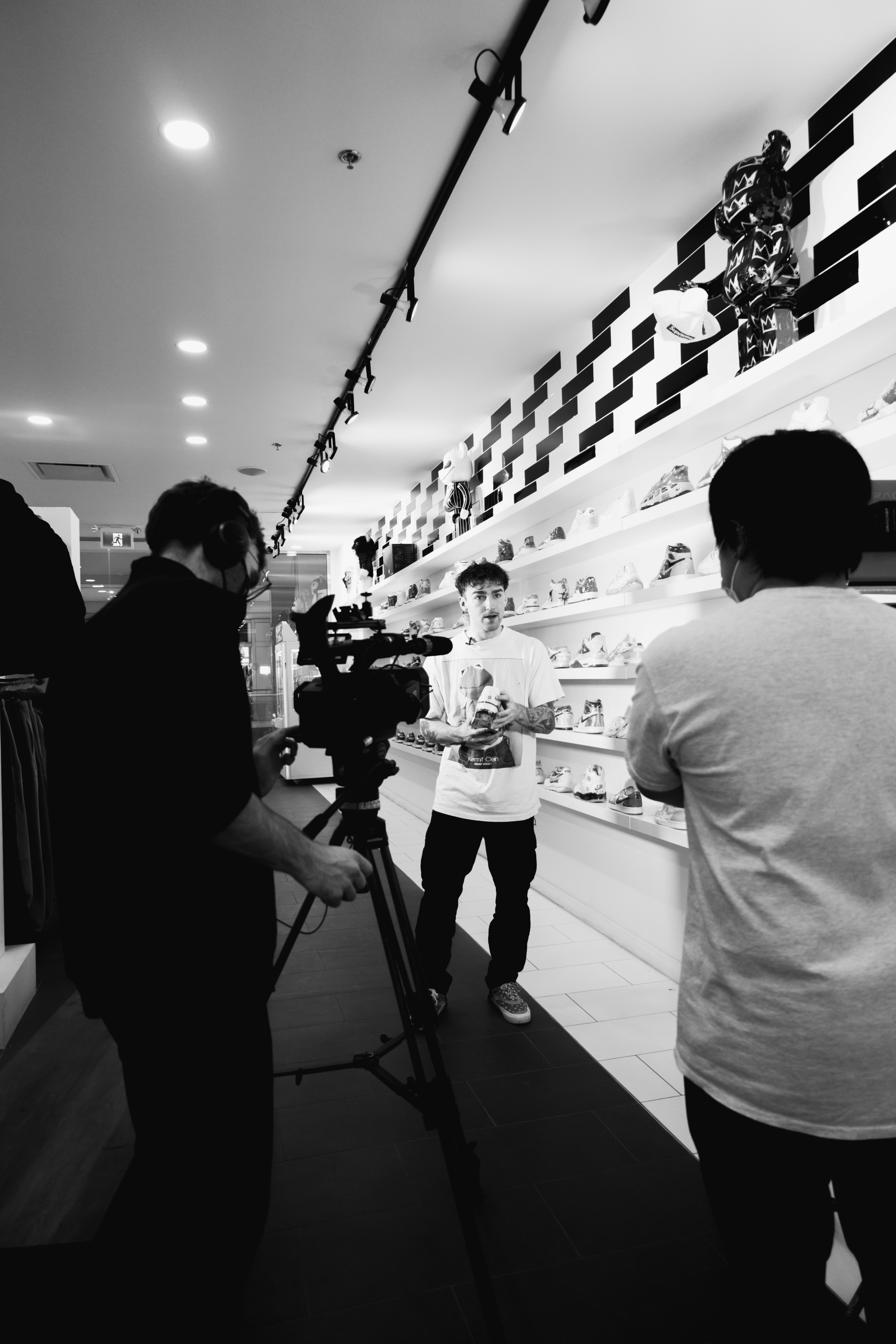 Nate Reinhart inside an ABco retail location